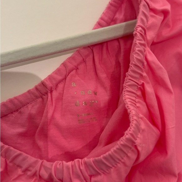 Pink Ruffled One-Shoulder Top - Picture 3 of 3